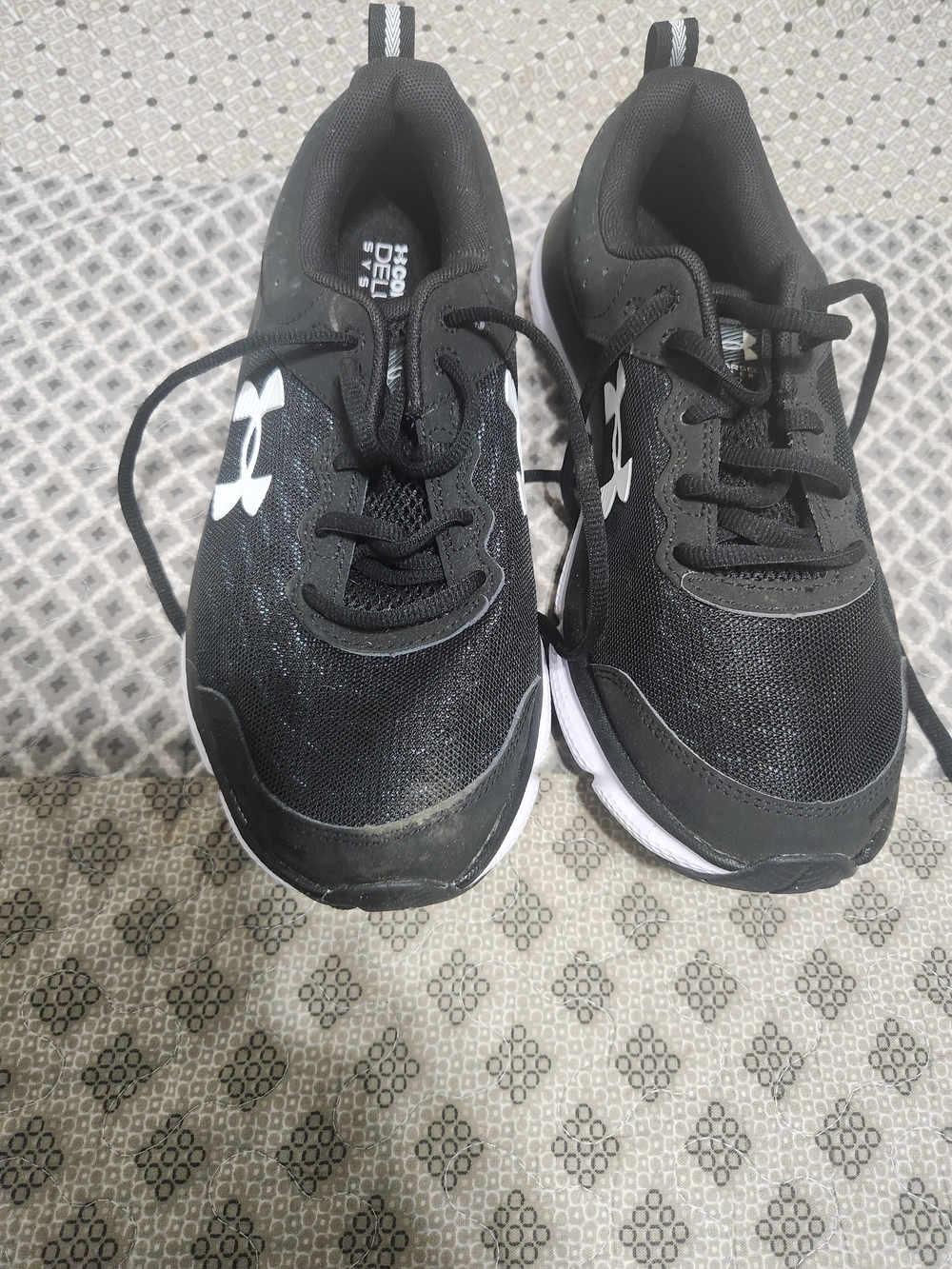 Under Armour Women Black Athletic Sneakers
